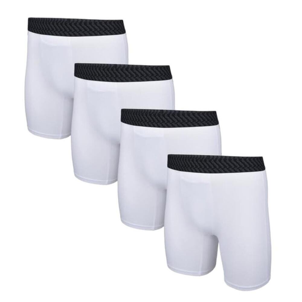 Tommy John Men's White‎ Cotton 4 Pairs Basic Briefs Size Small